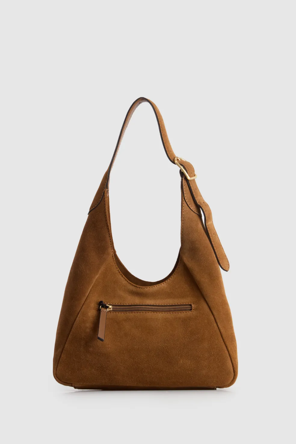 Alexa Leather Small Suede Hobo Bag