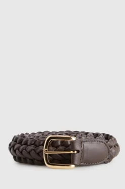 Allegra SM Leather Weave Belt