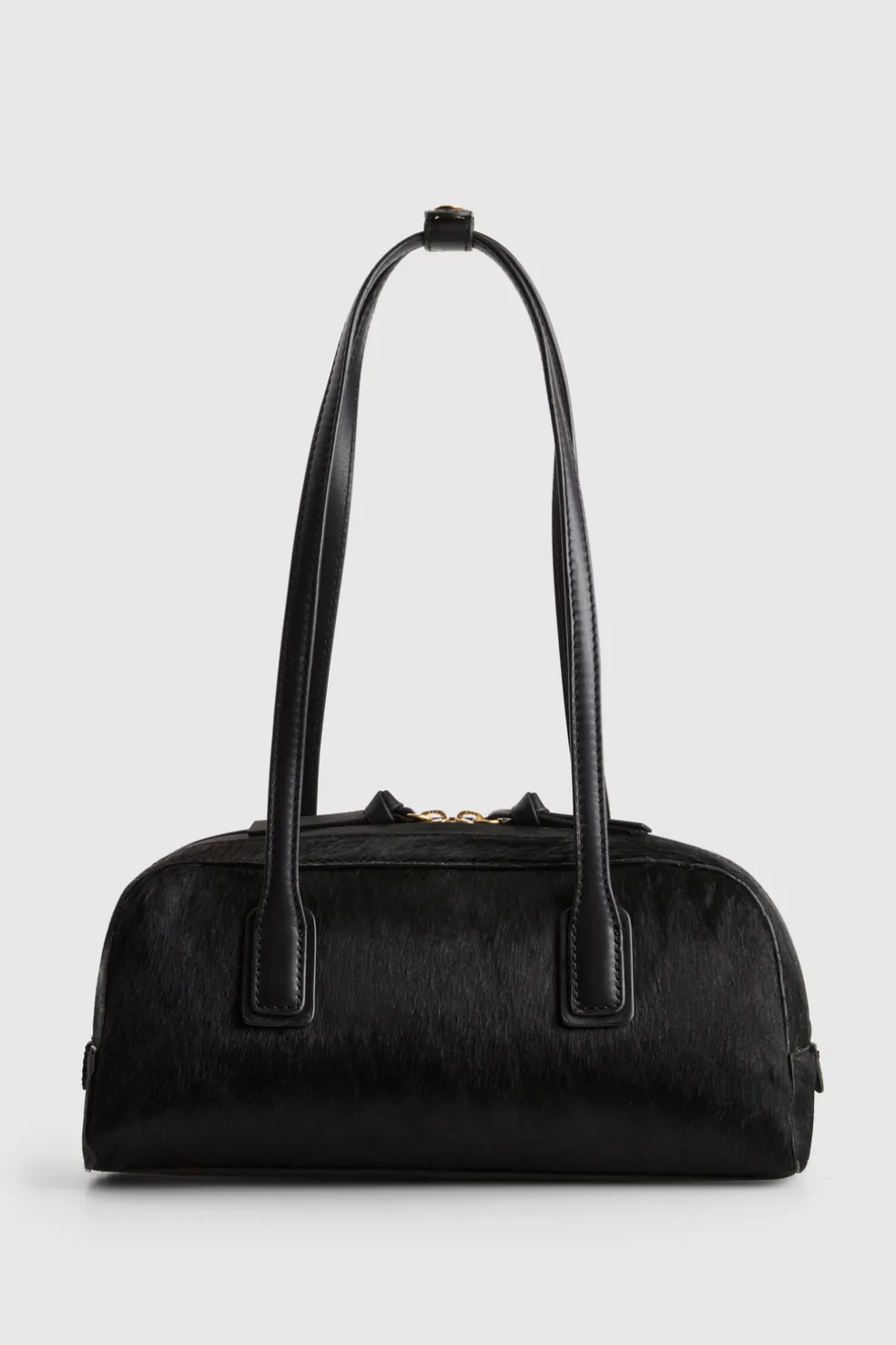 Anais Leather Bowling Bag
