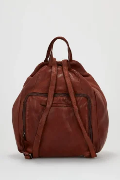 Ari Leather Tassel Backpack