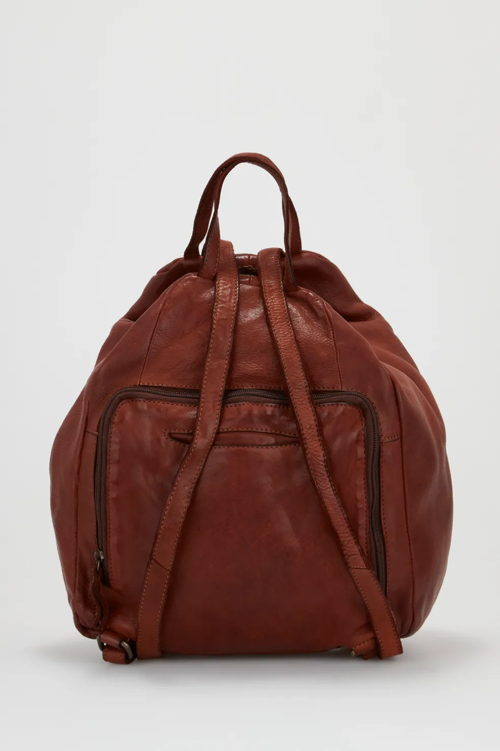 Ari Leather Tassel Backpack