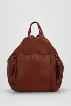 Ari Leather Tassel Backpack