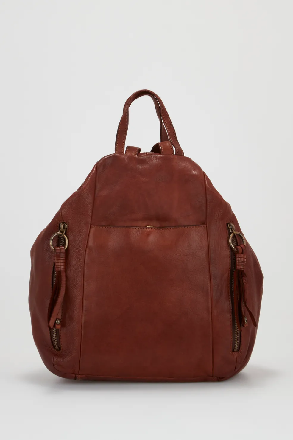 Ari Leather Tassel Backpack