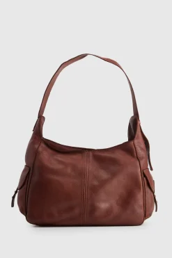 Cece Leather Hobo Bag