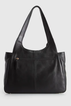 Clara Leather Charm Tote Bag