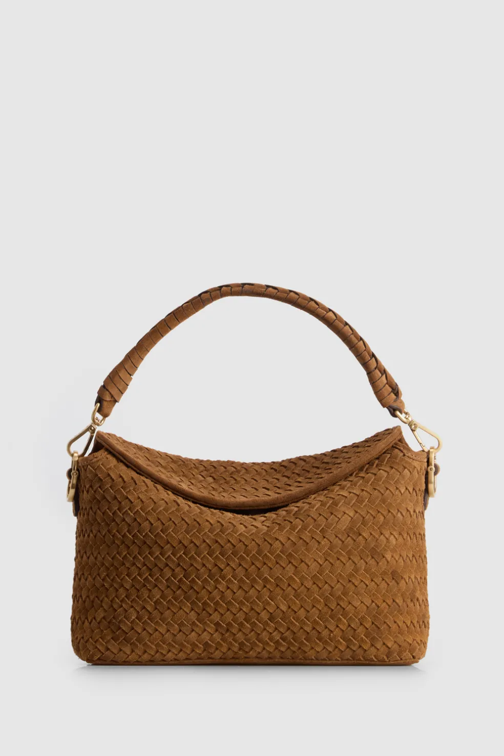 Clara Suede Leather Grab Bag