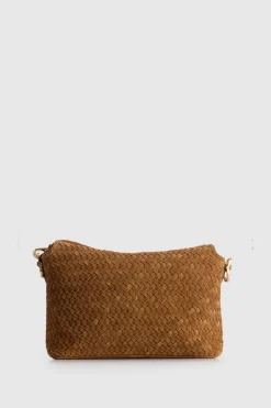 Clara Suede Leather Grab Bag