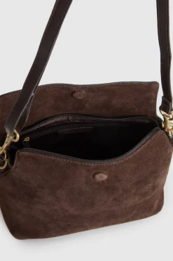 Clara Suede Leather Grab Bag