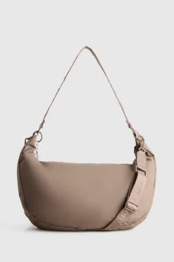 Coated Crescent Sling Bag