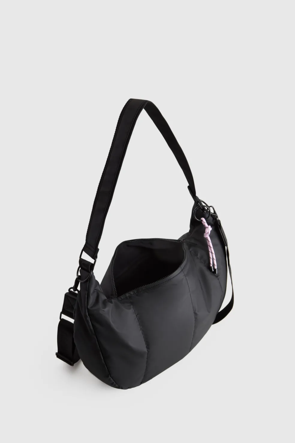 Coated Crescent Sling Bag