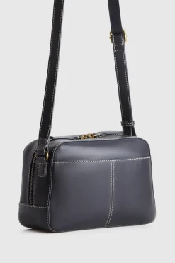 Connie Leather Crossbody Bag