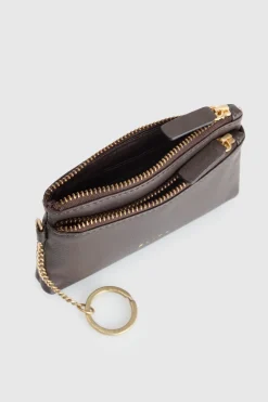 Daisy Leather Coin Purse