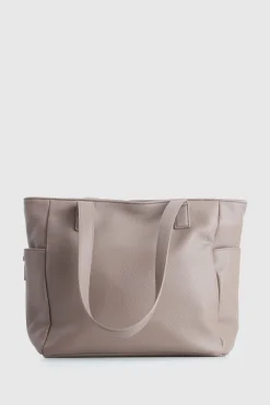 Double Zip Pocket Tote Bag