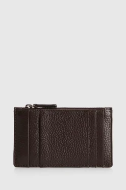 Ellis Leather Zip Card Holder