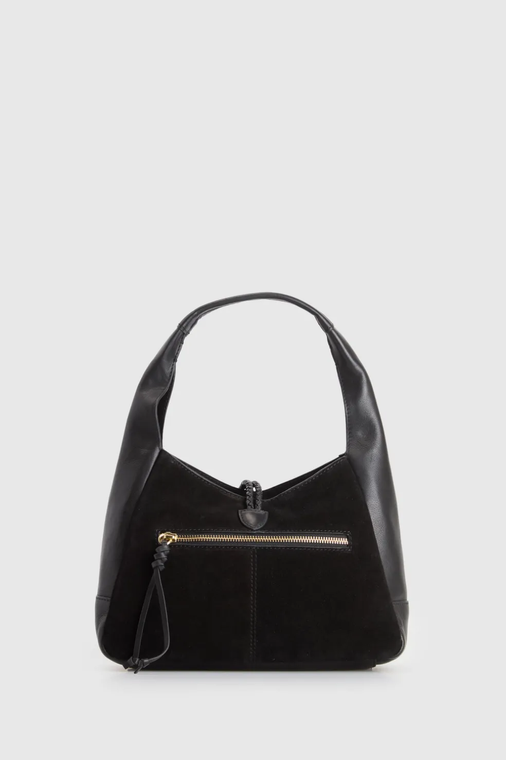 Emmy Leather Suede Hobo Bag
