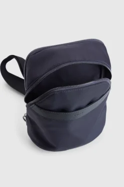 Finn Nylon/Leather Trim Sling Bag
