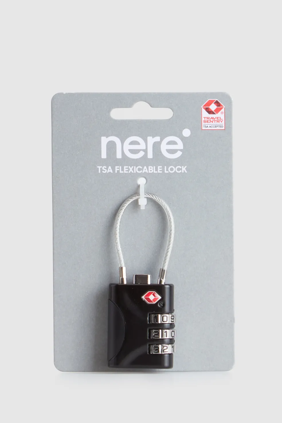 Flexi Cable Combination TSA Lock