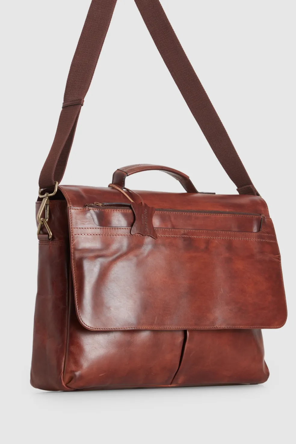 Flynn Leather Briefcase