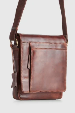 Flynn Leather N/S Satchel