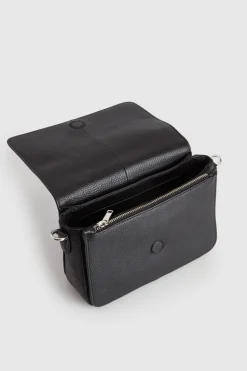 Grace Leather Flap Crossbody Bag