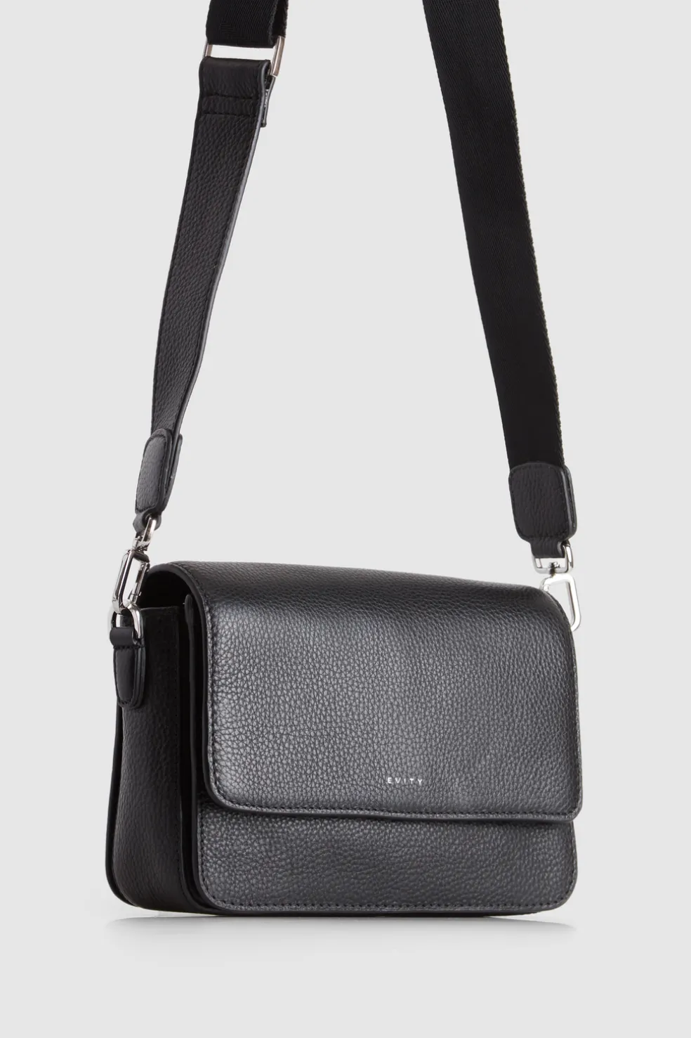 Grace Leather Flap Crossbody Bag