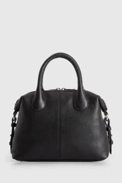 Grace Leather Midi Shopper Bag