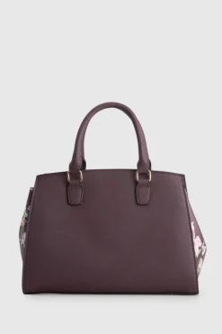 Iris Floral Tote Bag