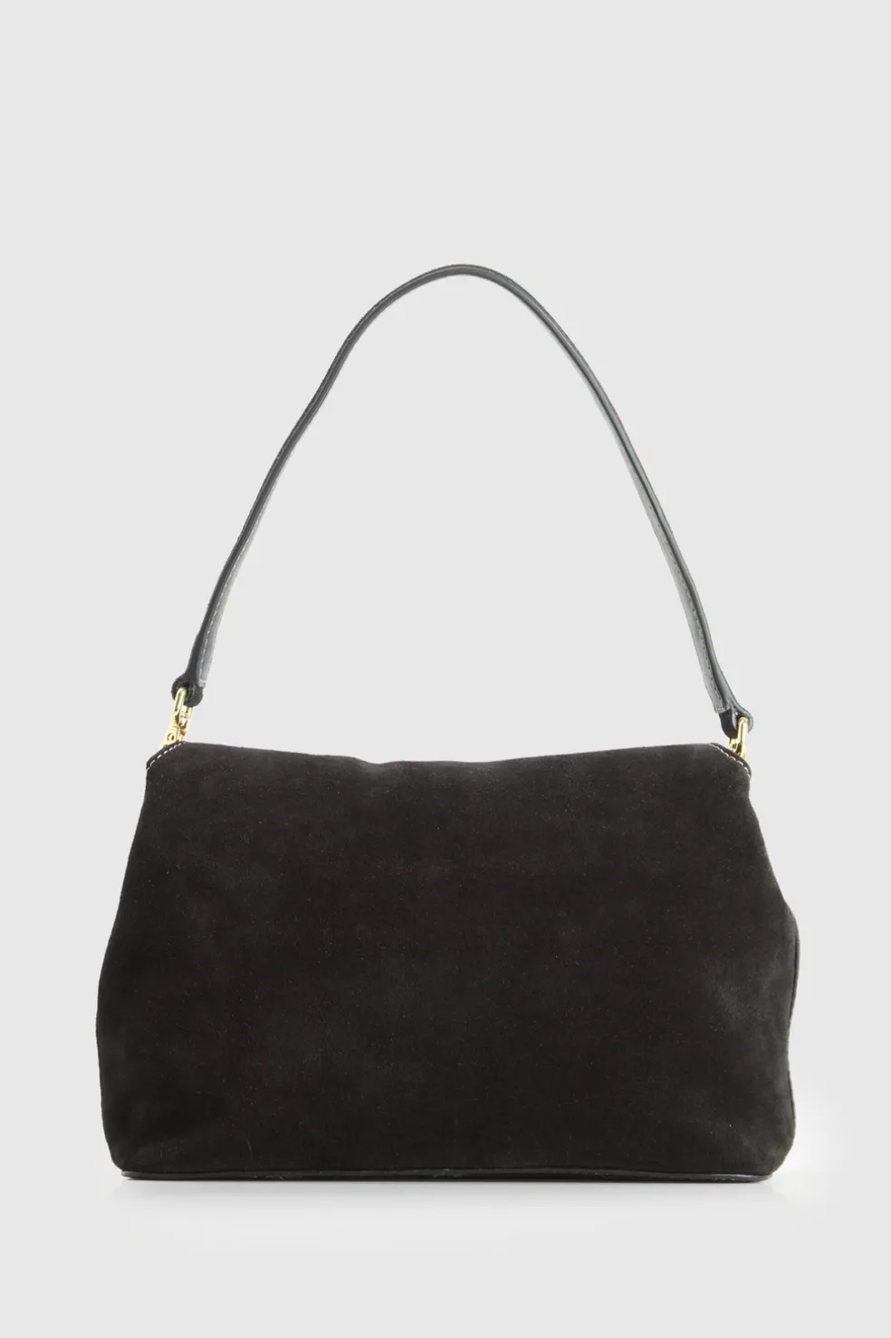 Iris Suede Leather Shoulder Bag