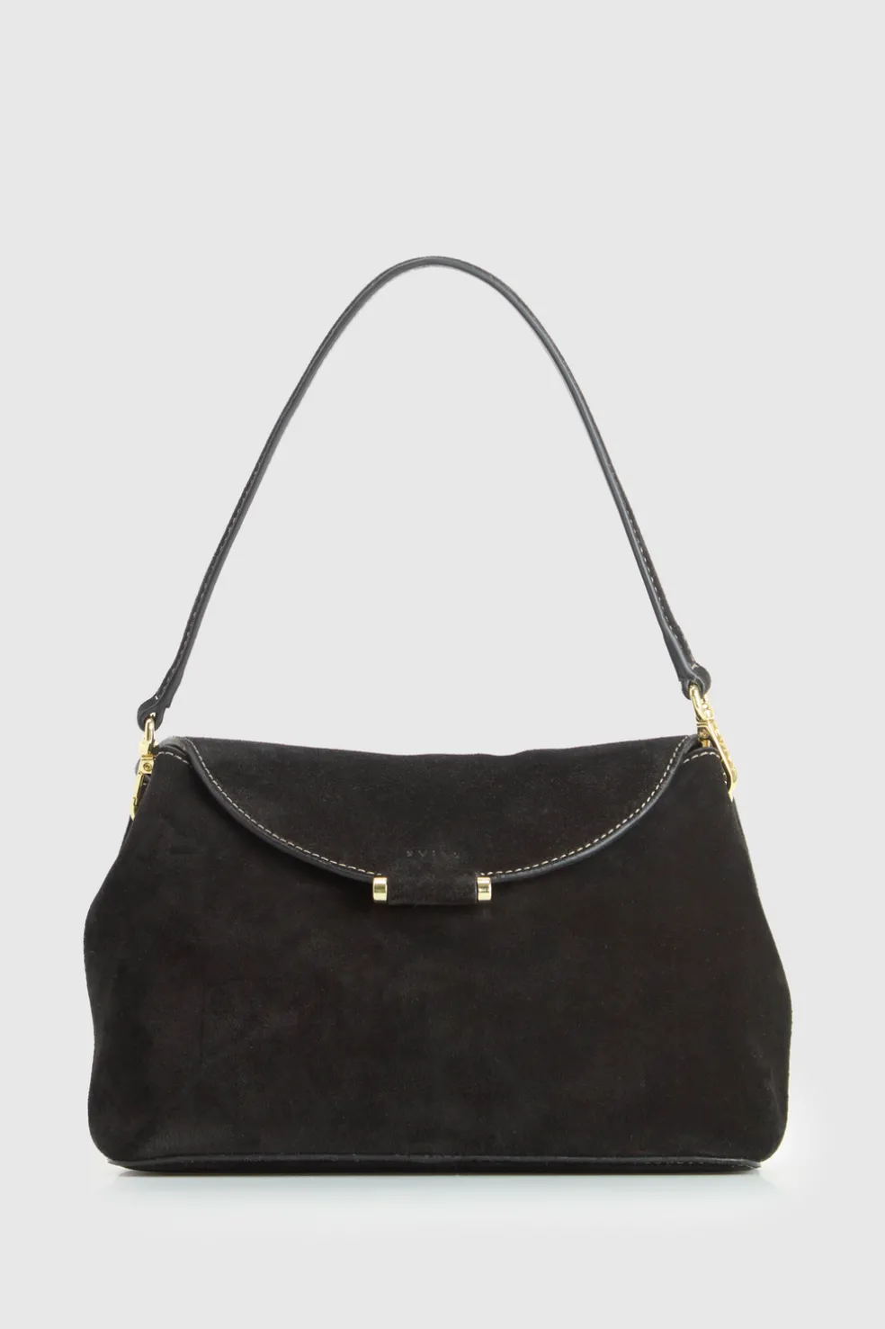 Iris Suede Leather Shoulder Bag