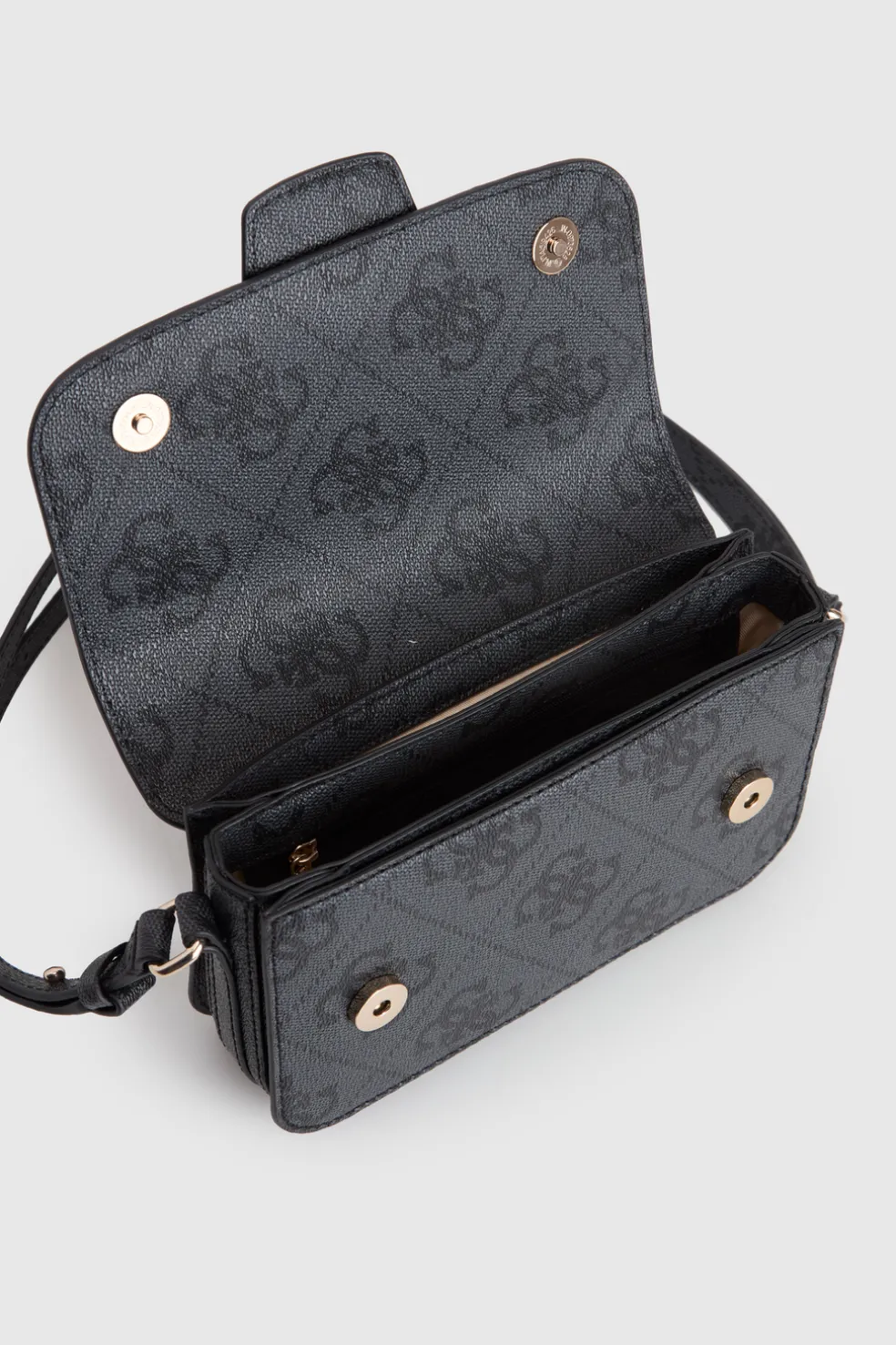 Janie Logo Flap Shoulder Bag