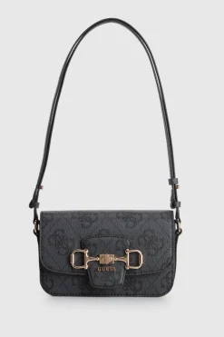 Janie Logo Flap Shoulder Bag