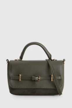 Lana Suede Top Handle Bag