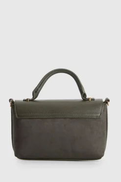 Lana Suede Top Handle Bag