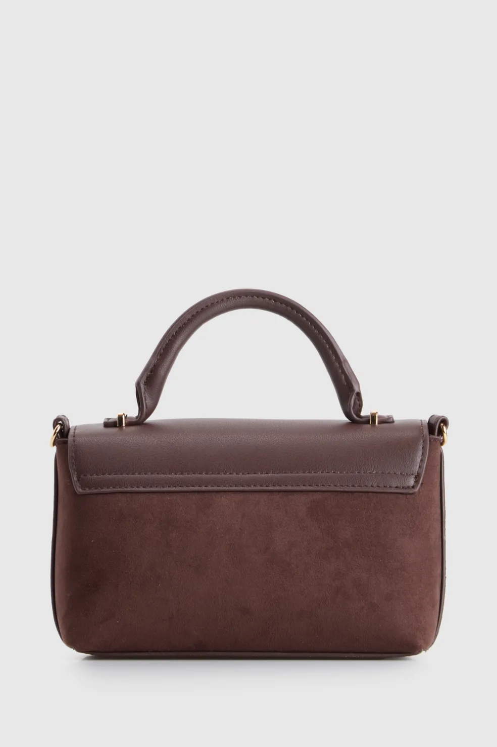 Lana Suede Top Handle Bag