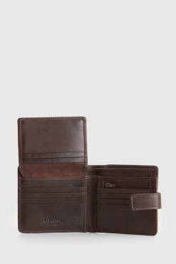 Leather Tab Wallet