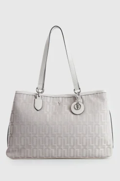Logo Jacquard Tote Bag