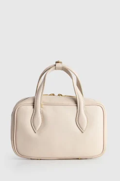 Lucia Leather Bowling Bag