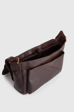 Marcus Leather EW Satchel