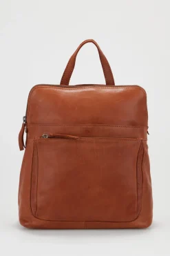 Maya Leather Convertible Backpack