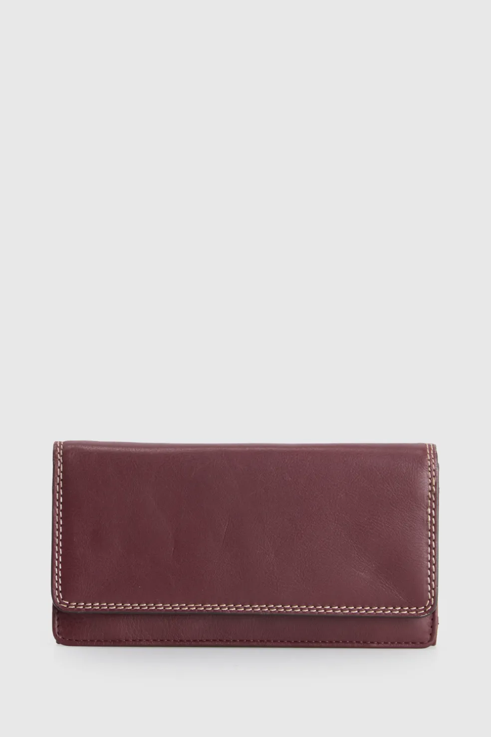Maya Leather Large Clutch