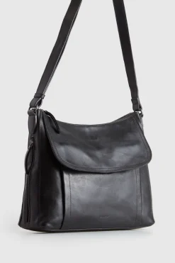 Maya Leather Large Crossbody Bag