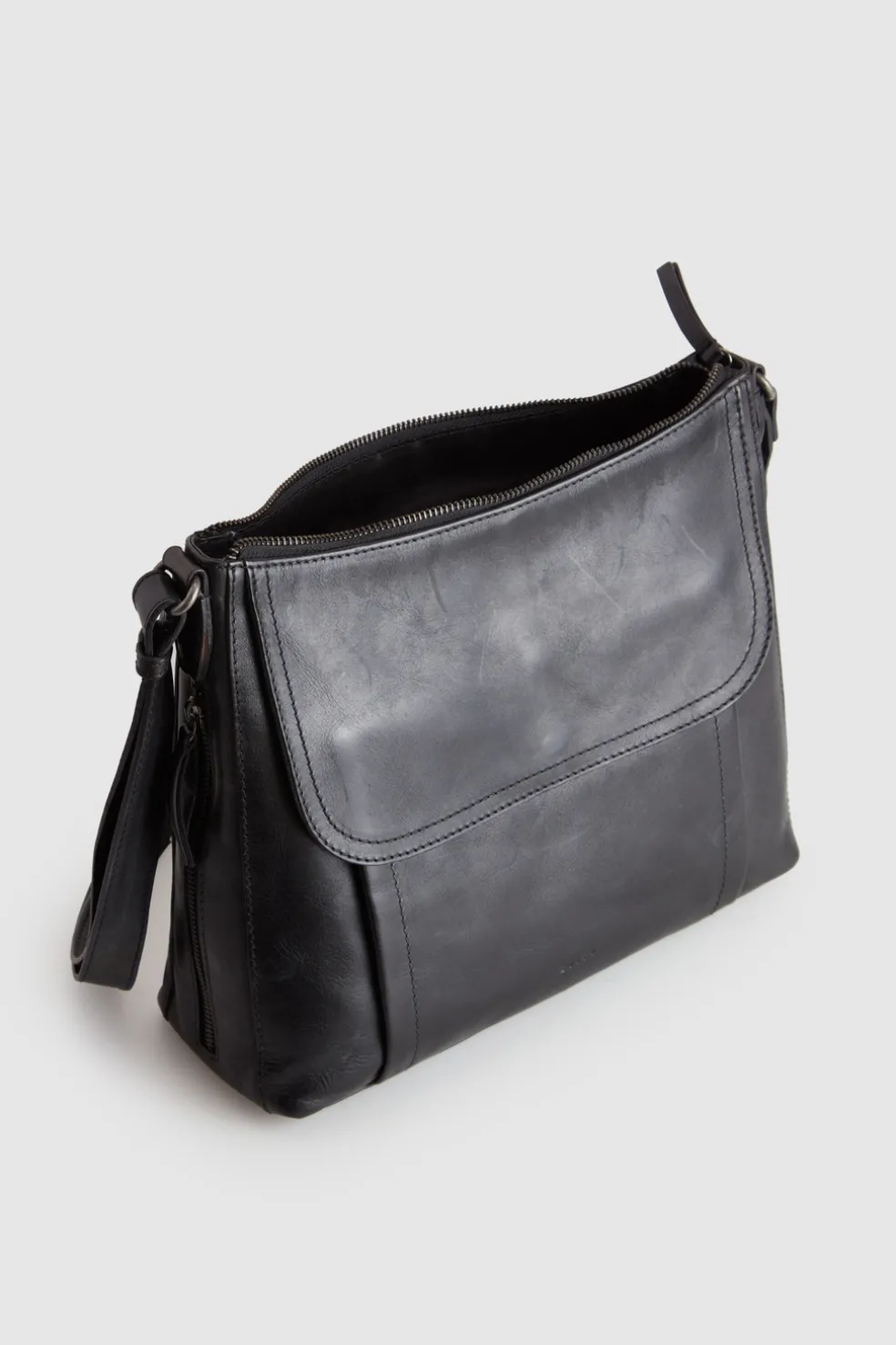 Maya Leather Large Crossbody Bag