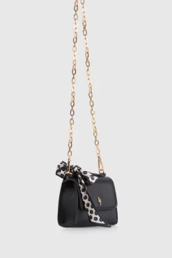 Micro Scarf Top Handle Bag