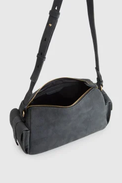 Narda Leather Pocket Crossbody Bag