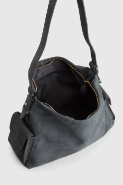 Narda Leather Pocket Hobo Bag
