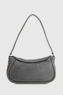Narda Nubuck Leather Shoulder Bag