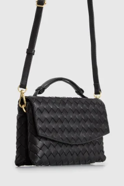 Nieve Leather Flap Crossbody Bag