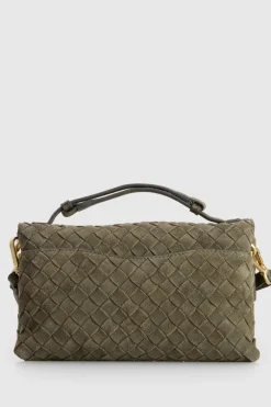 Nieve Leather Flap Crossbody Bag
