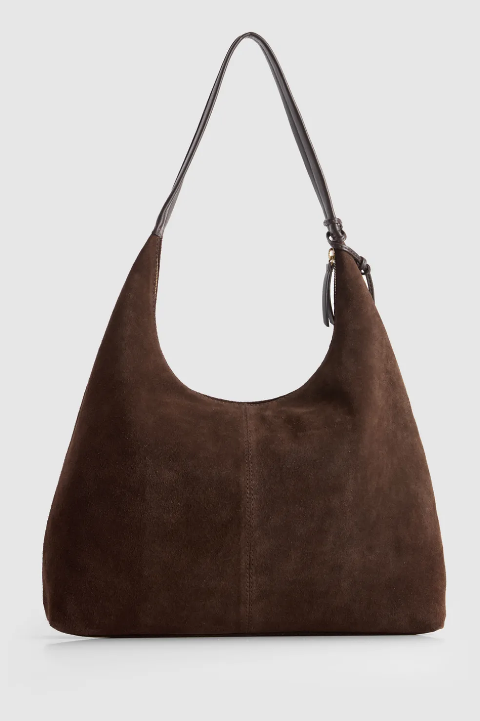 Nina Leather Suede Hobo Bag