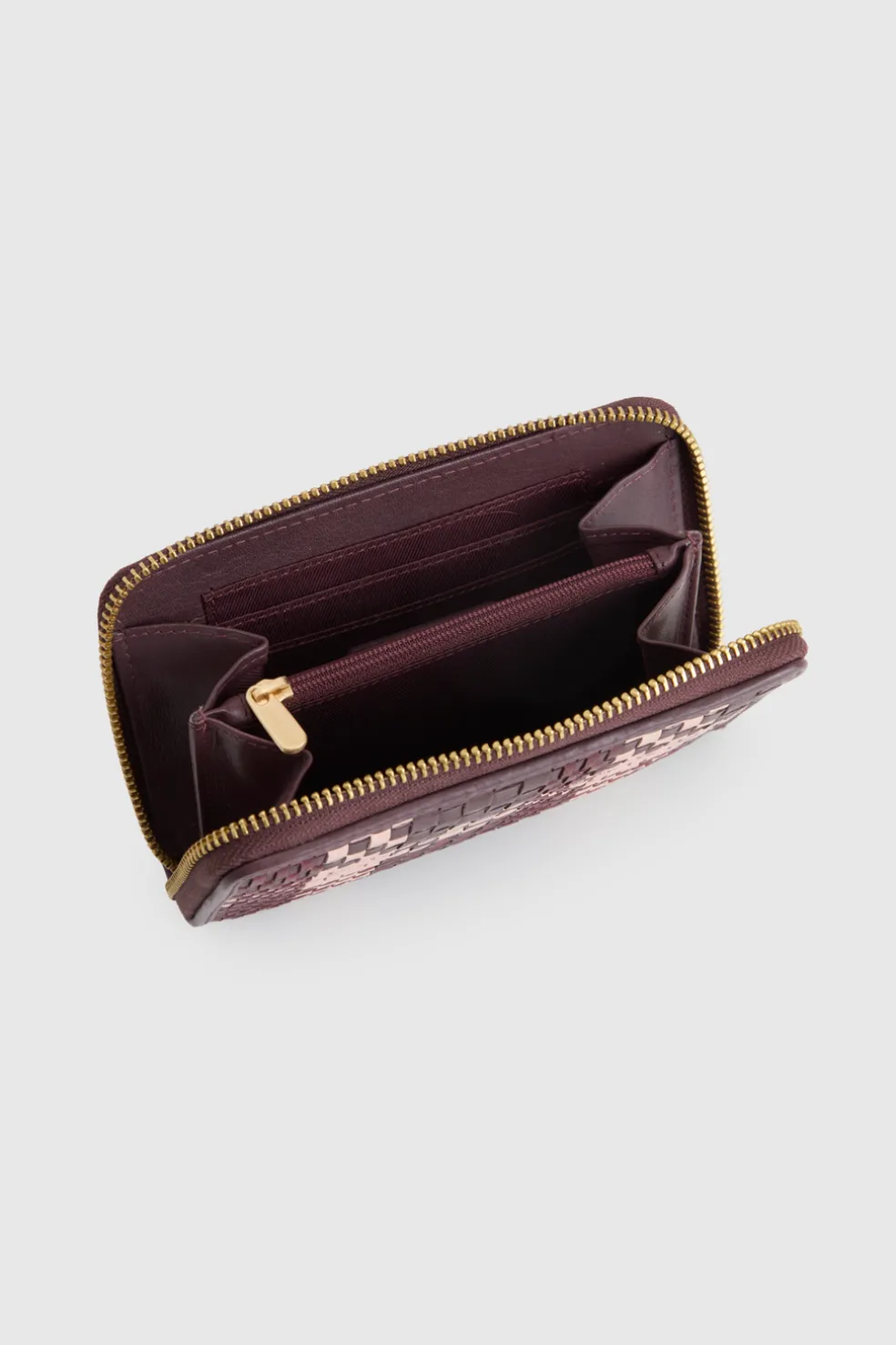 Nina Leather Zip Medium Wallet